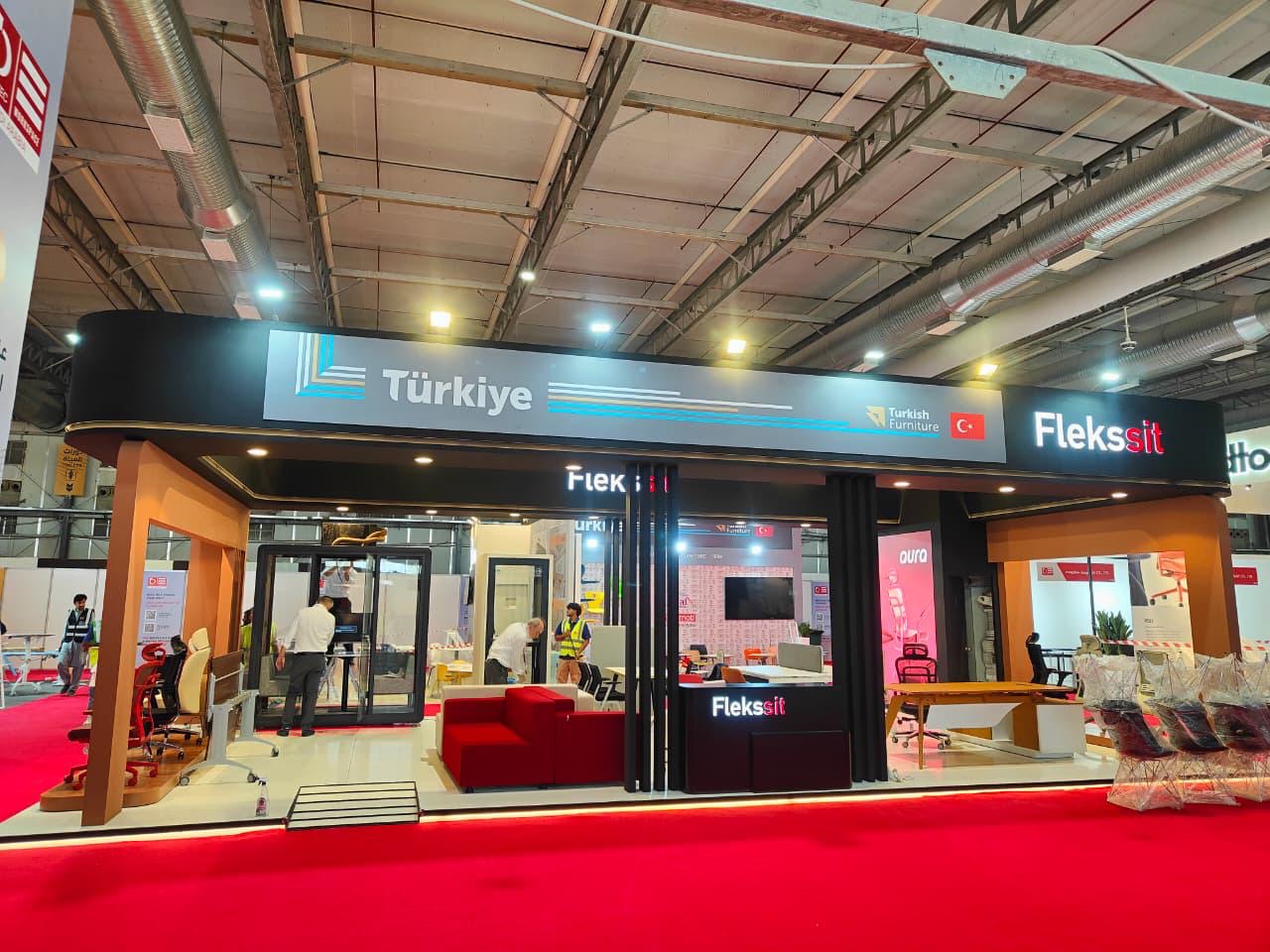 Maxima stand modüler sistem ve alüminyum profil yapı detayı